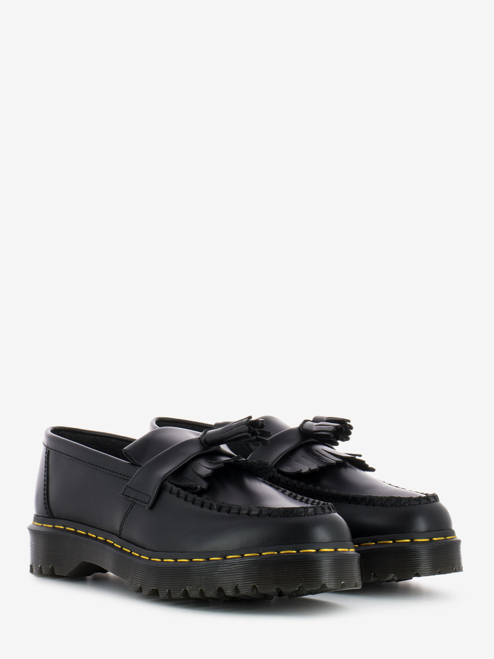 Adrian Bex black smooth loafers