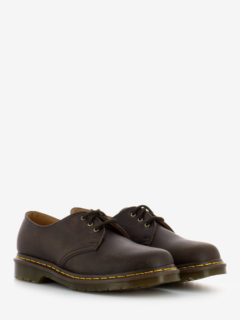 DR. MARTENS - Scarpe casual dark brown crazy horse