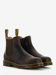 DR. MARTENS - Stivaletti Chelsea 2976 di pelle crazy horse dark brown