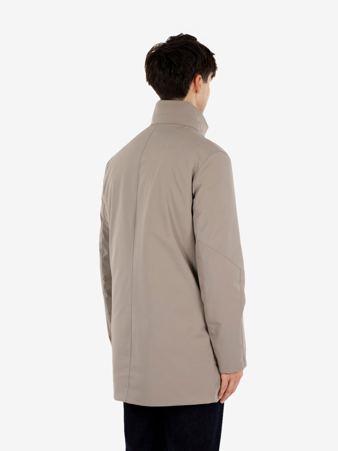 Cappotto Blake con cappuccio argilla