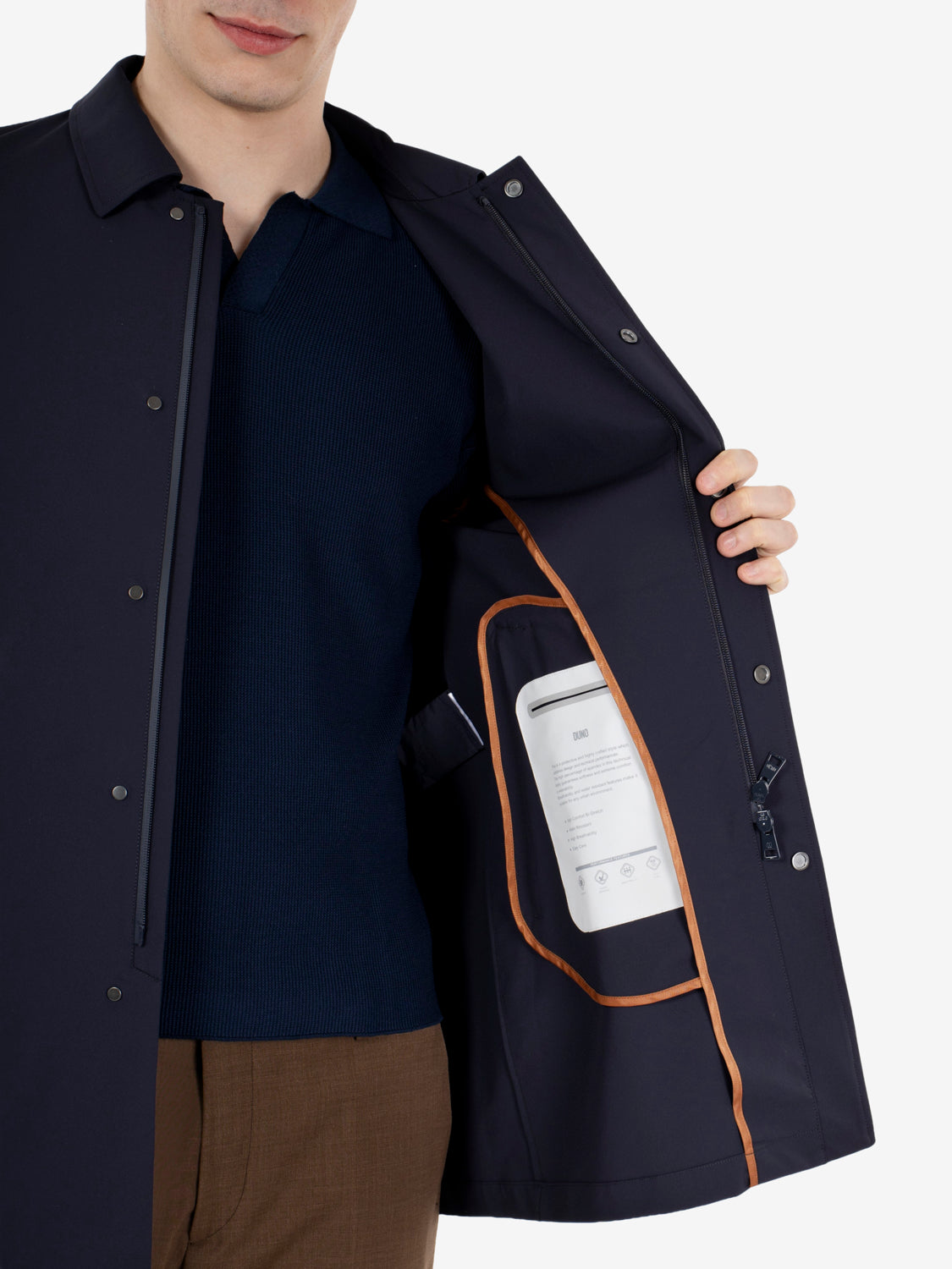 MALBEC-TORANO_800 SHIRT COLLAR COAT WITH SNAP CLOSURES IN NAVY