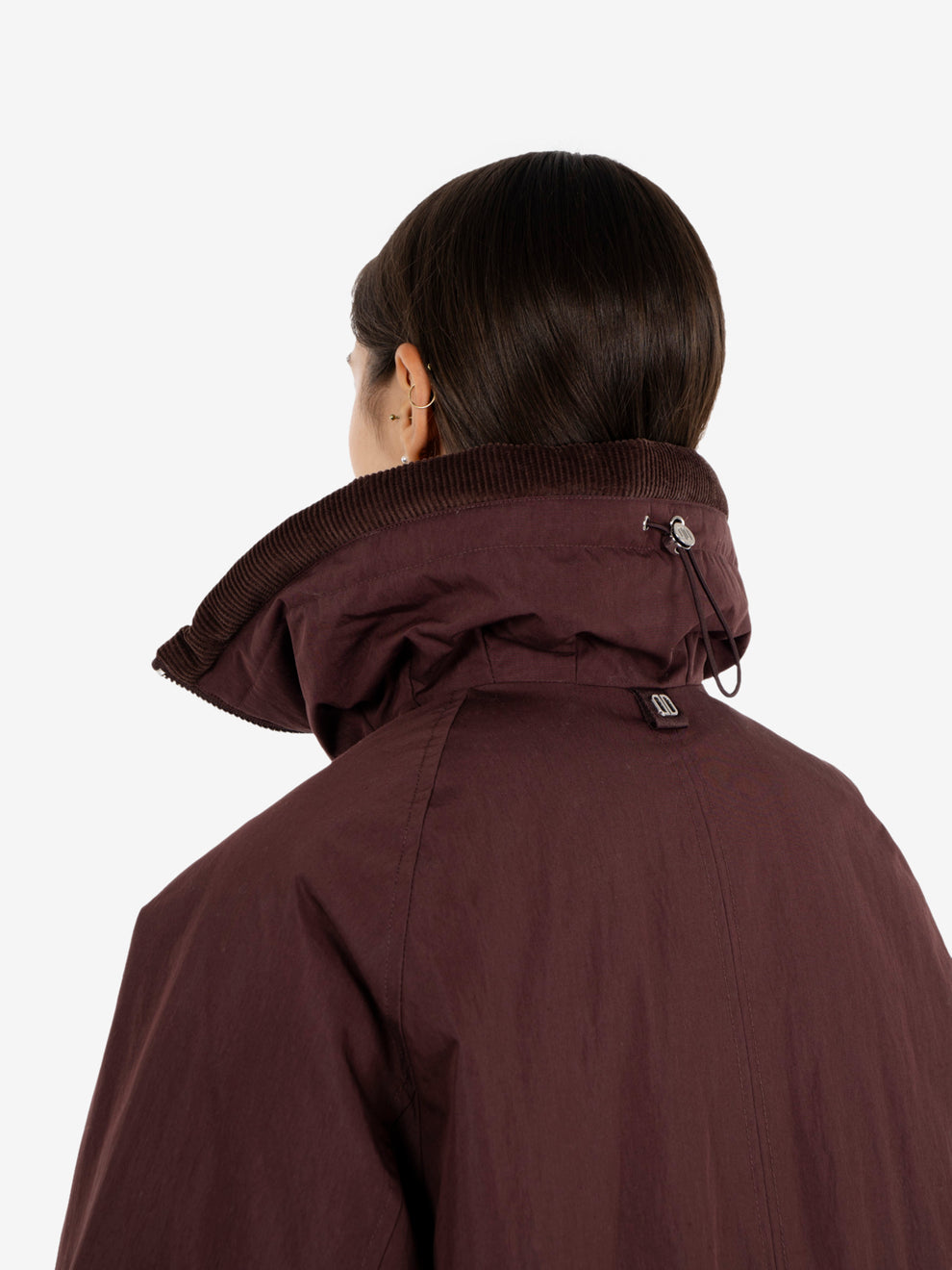 Cherry padded short jacket