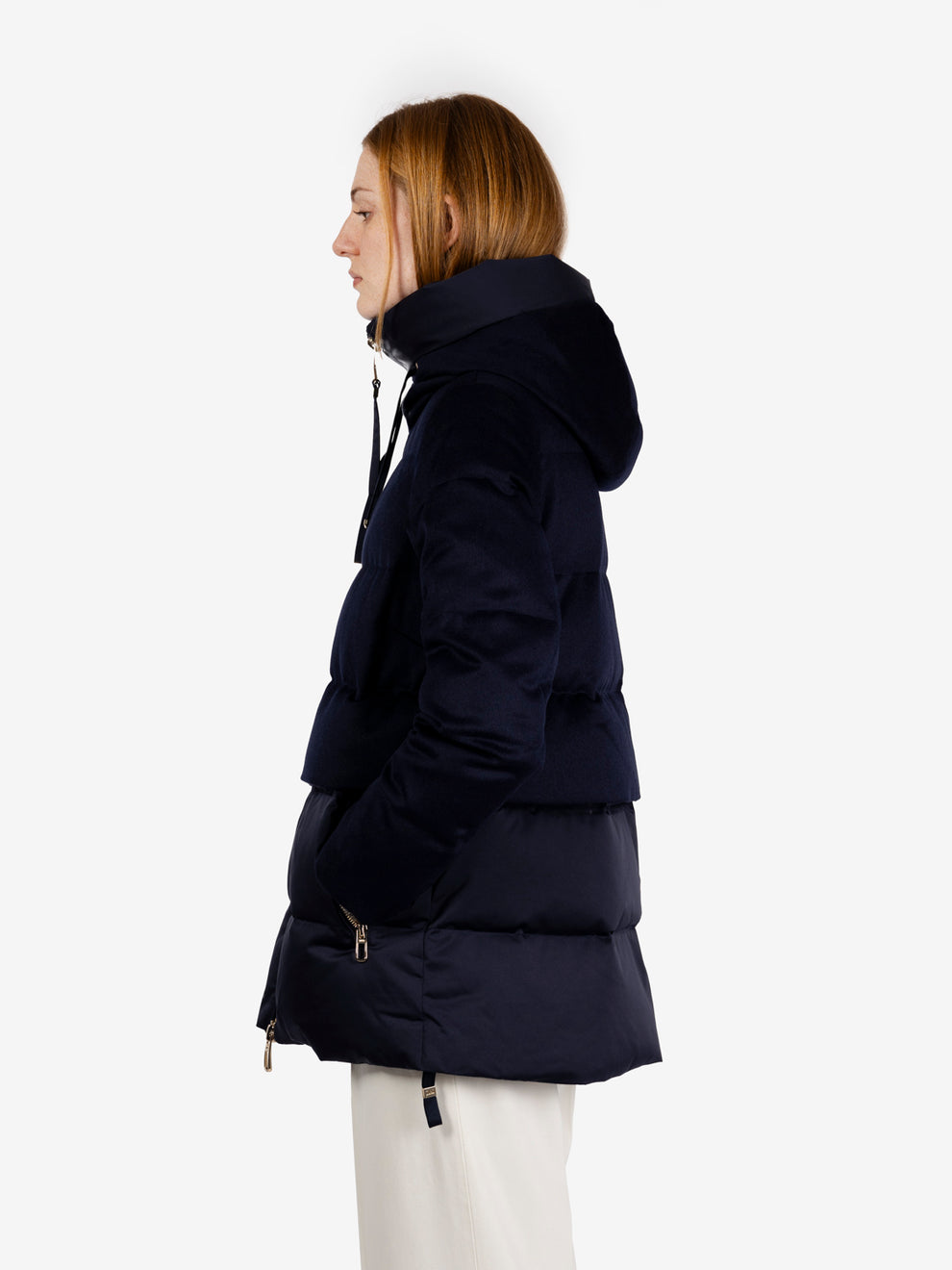 Keiko blue quilted jacket