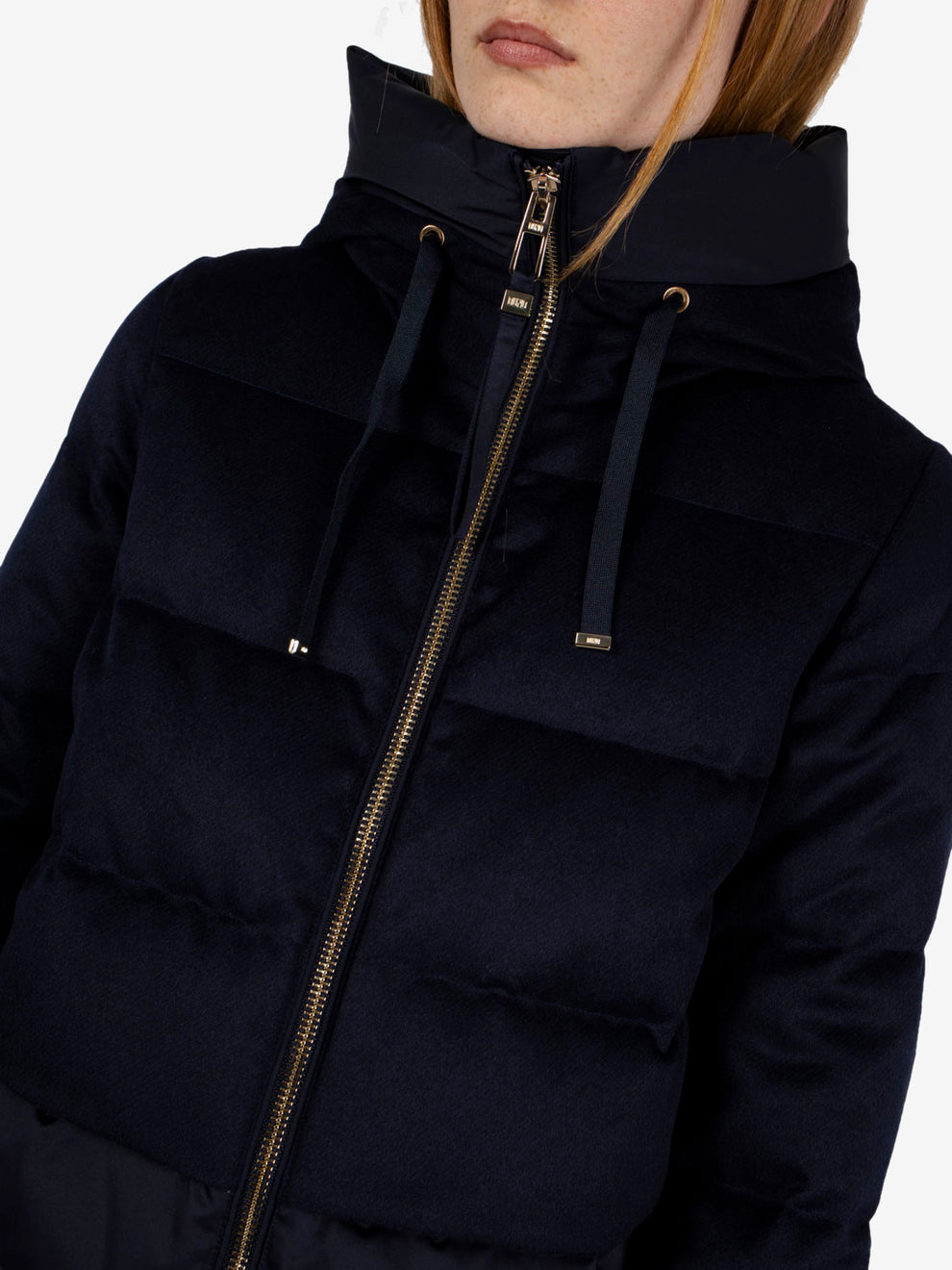 Keiko blue quilted jacket