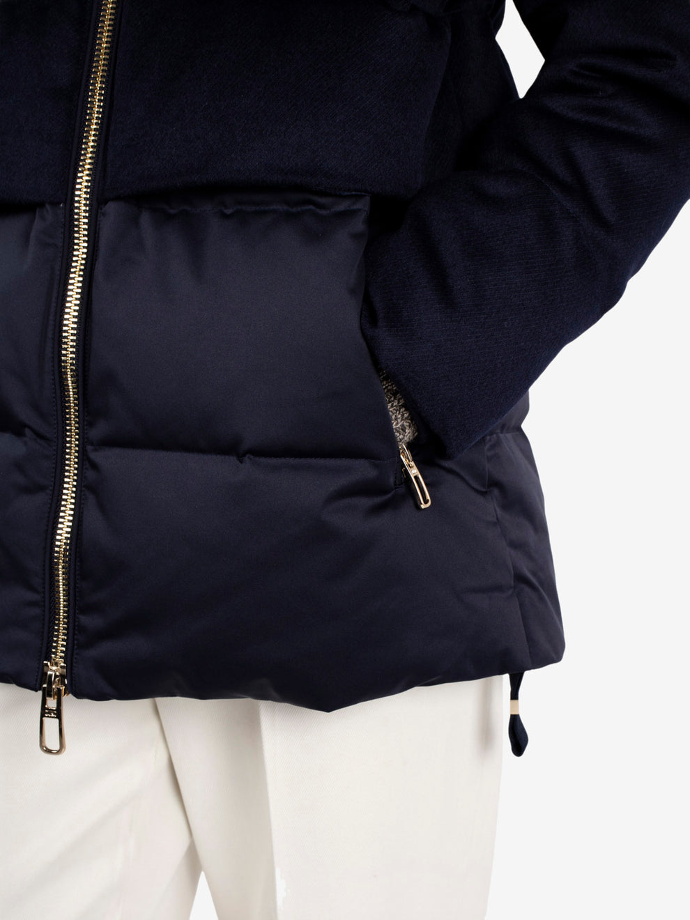 Keiko blue quilted jacket