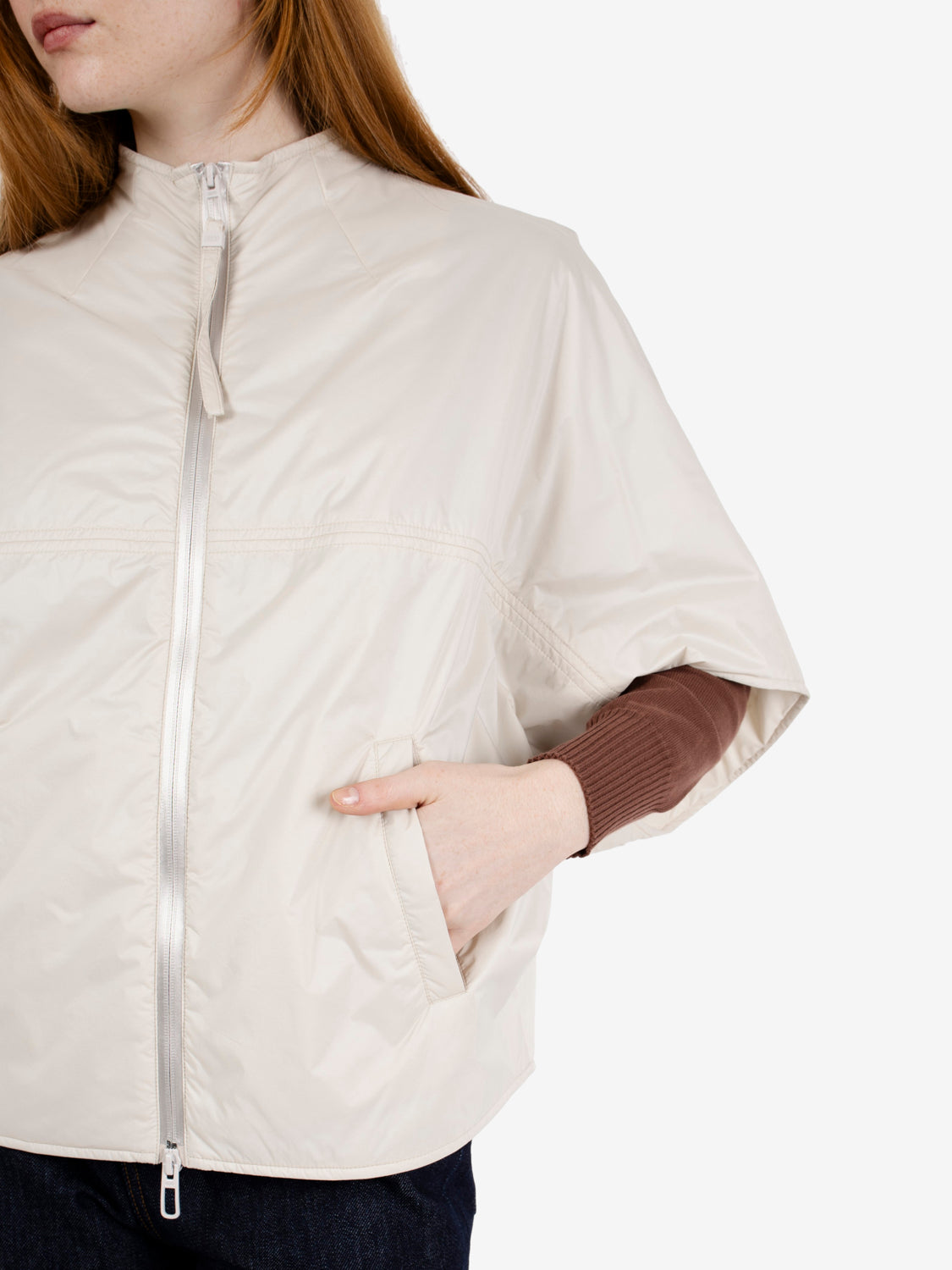 Astris almond milk down jacket