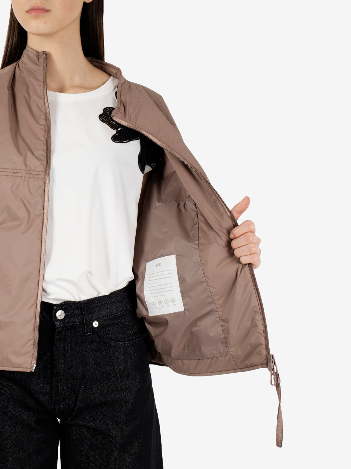 Piumino Astris tabacco