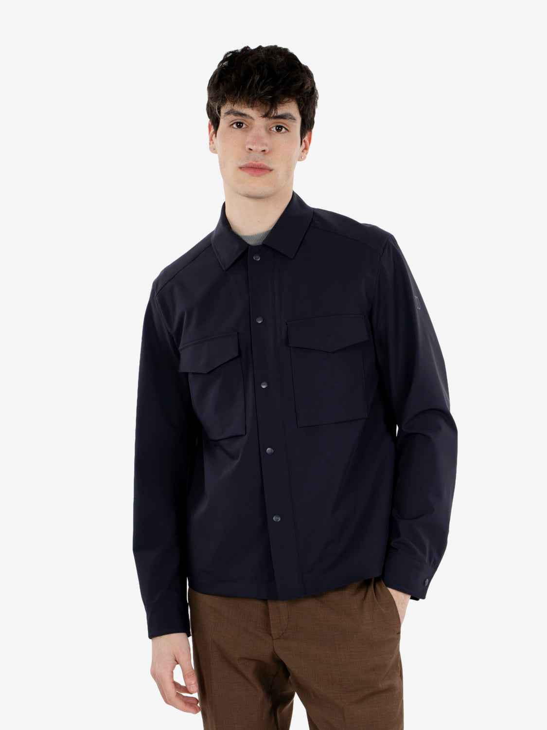 SHIRT JACKET WITH NAVY POCKETS ARTEMIS-TORANO_800
