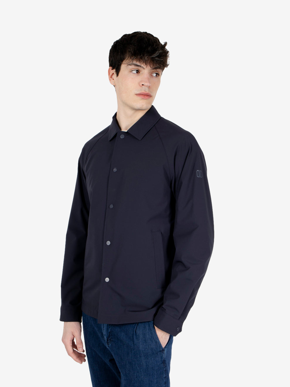 Shirt jacket navy