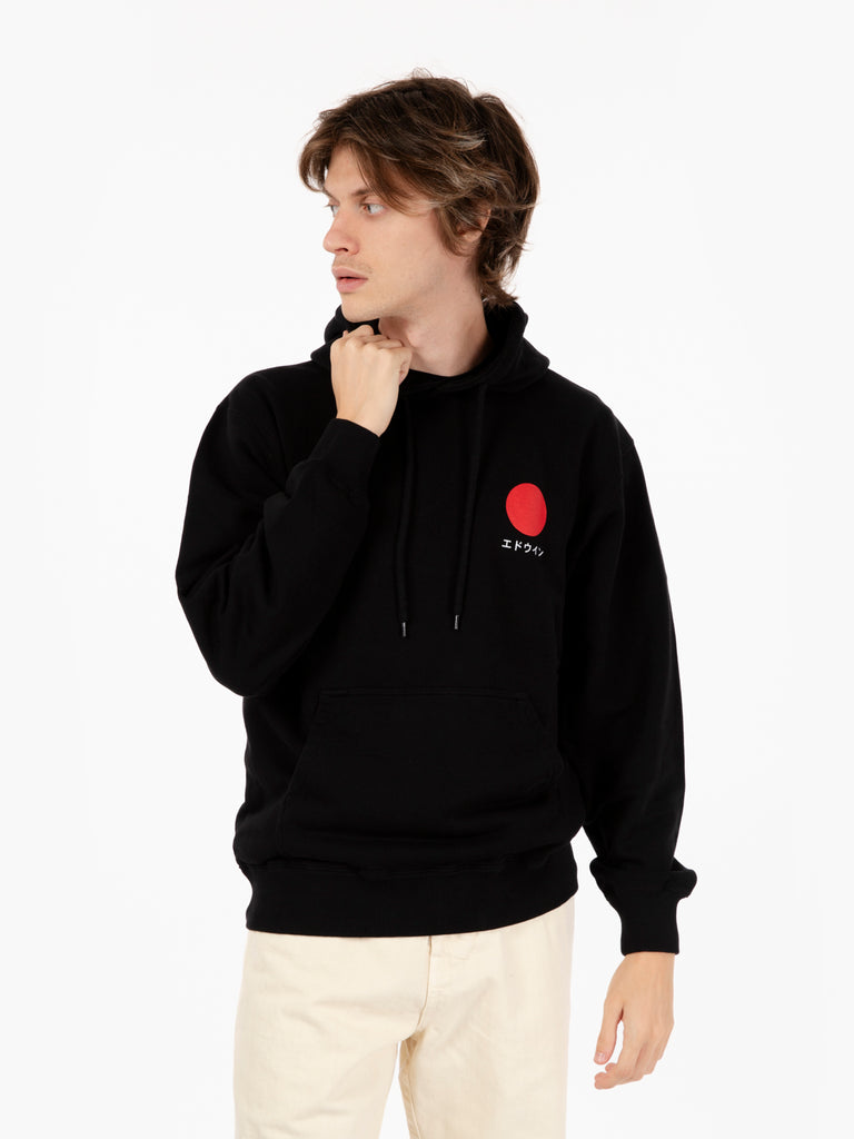 EDWIN - Japanese sun hoodie sweat black