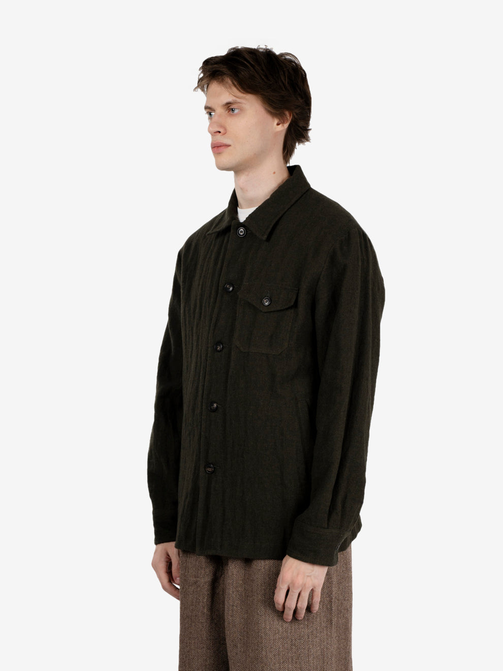 Conroy green shirt jacket