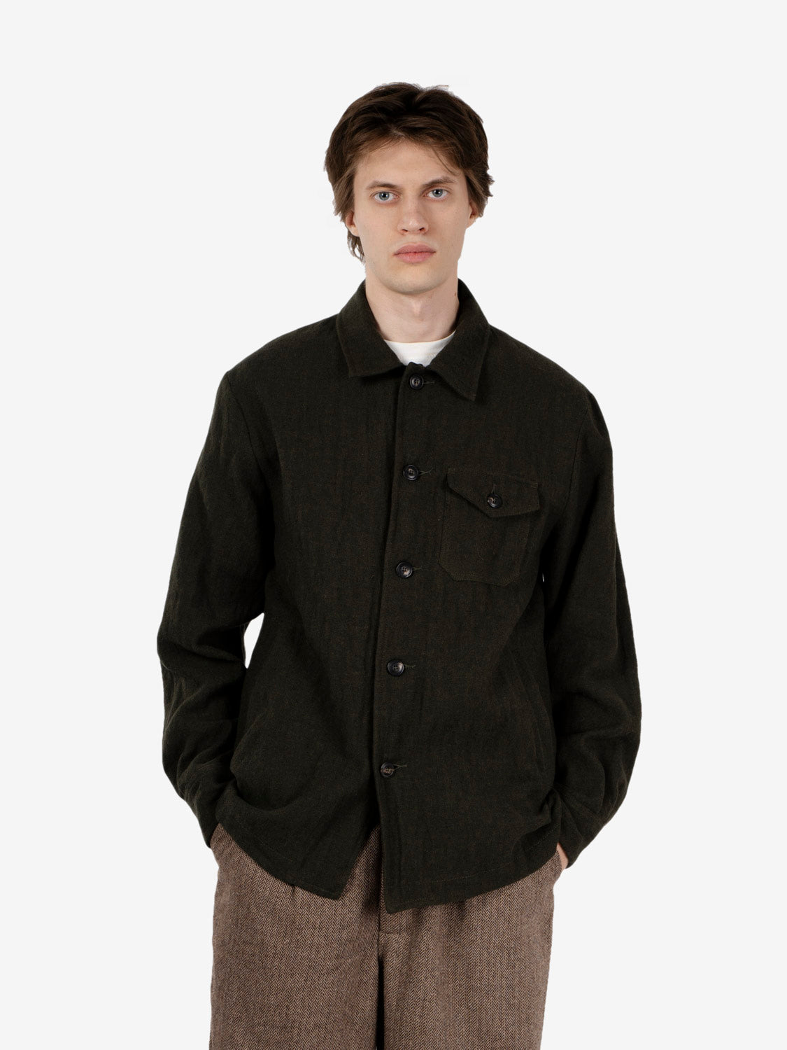 Conroy green shirt jacket