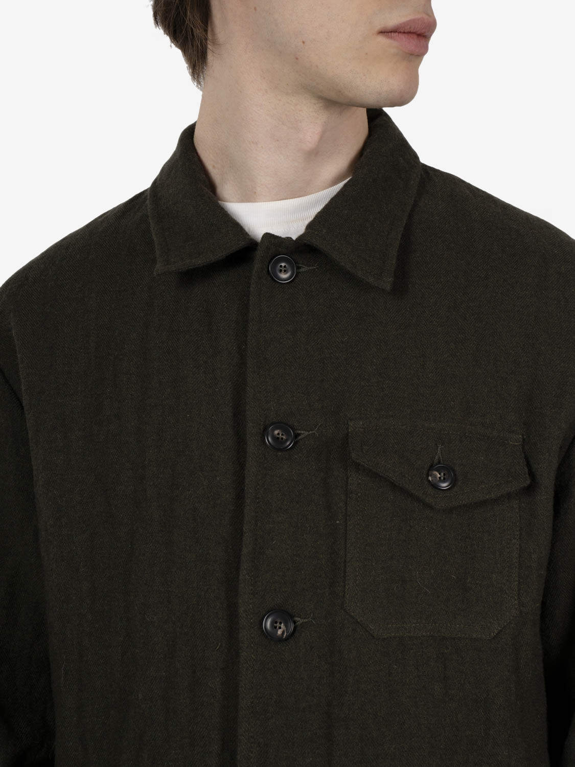 Conroy green shirt jacket