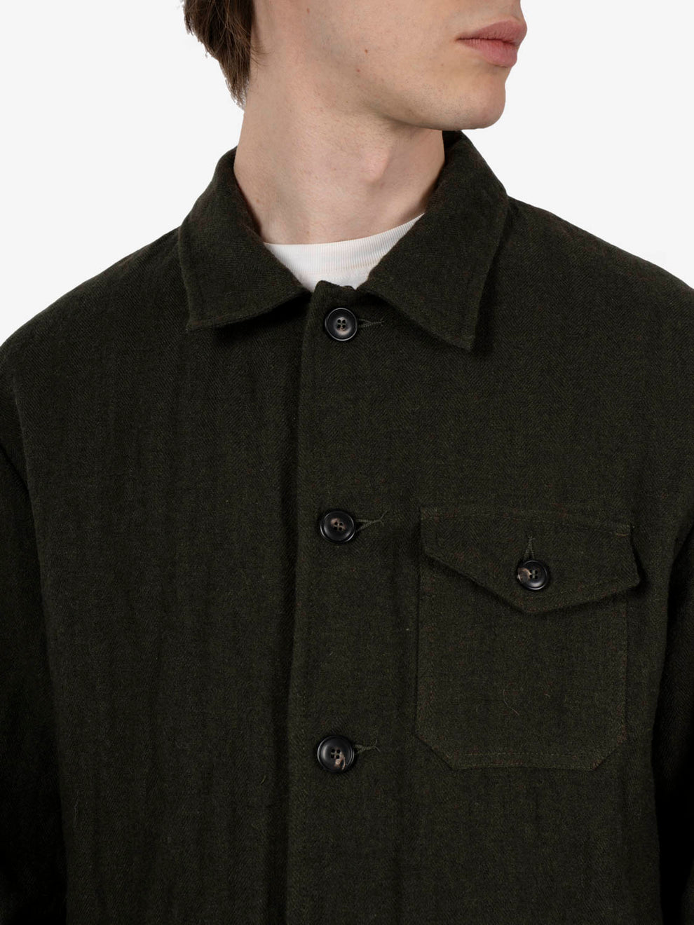 Conroy green shirt jacket