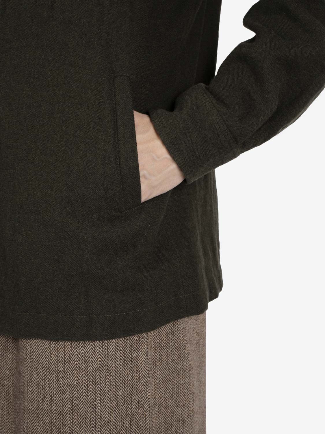 Conroy green shirt jacket