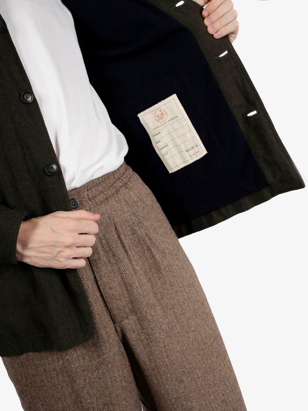 Conroy green shirt jacket