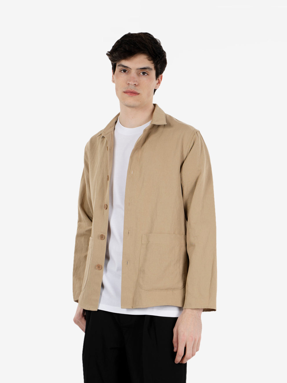 Giacca camicia Hadley beige