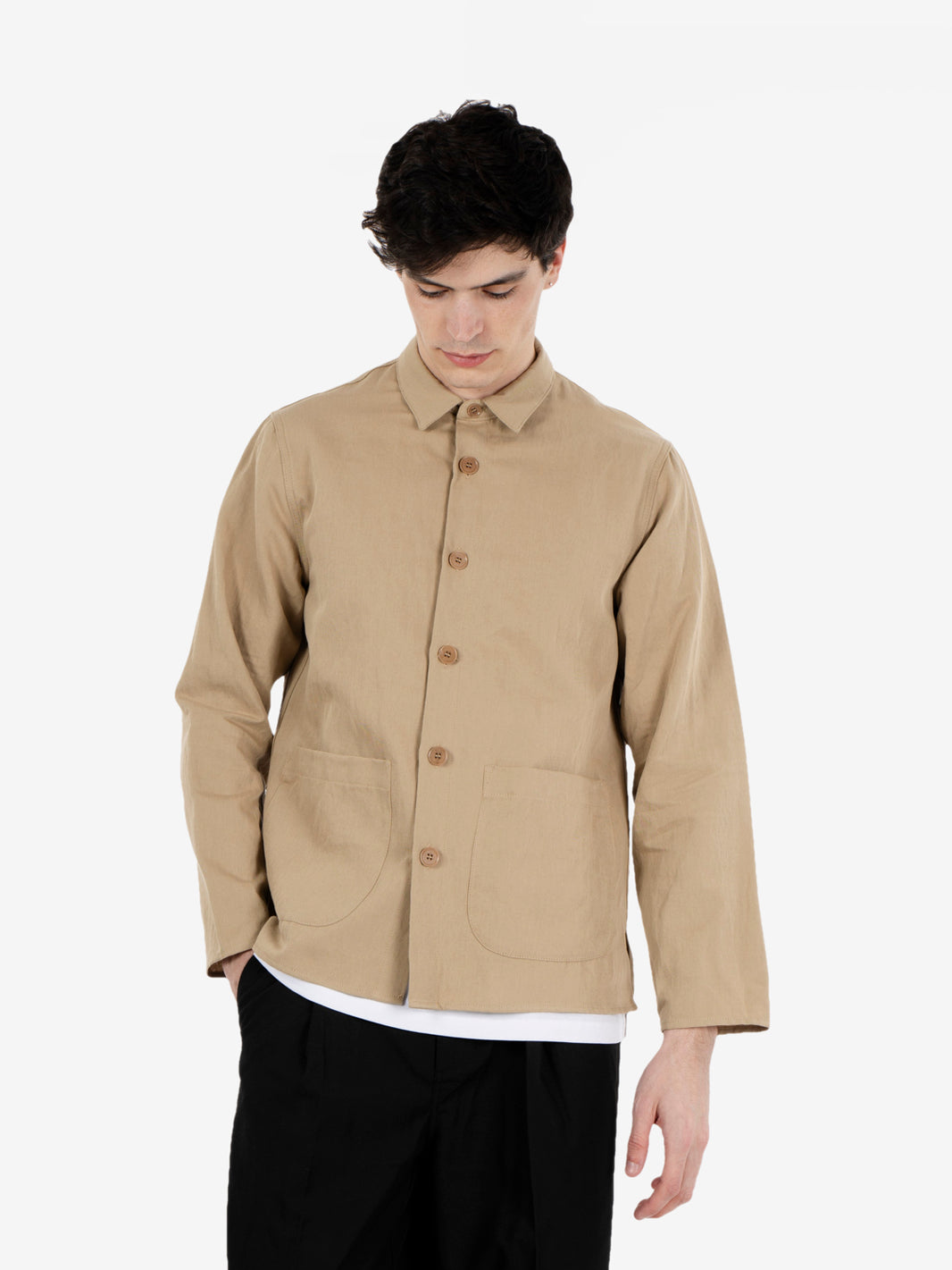 Giacca camicia Hadley beige