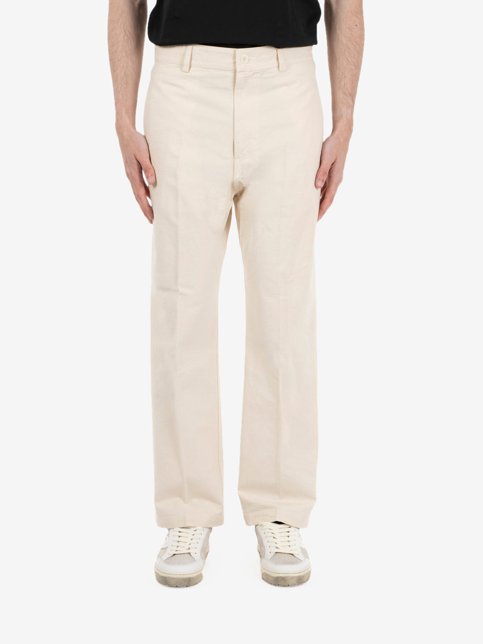 Alcatraz off-white chino trousers