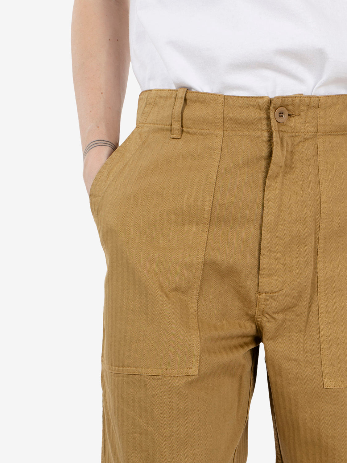 Texas fatigue trousers brushed khaki