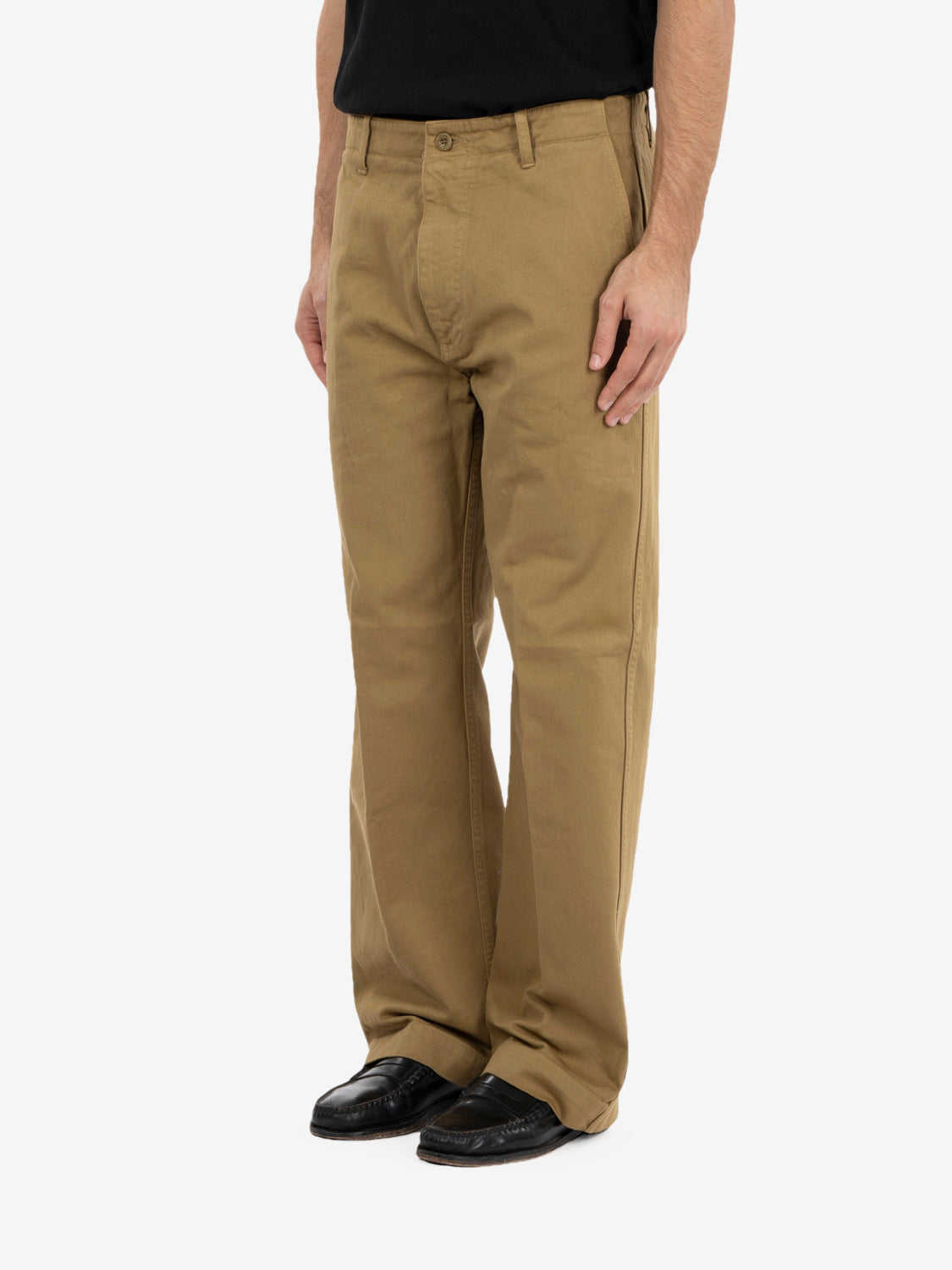 Pantaloni twill Bube khaki