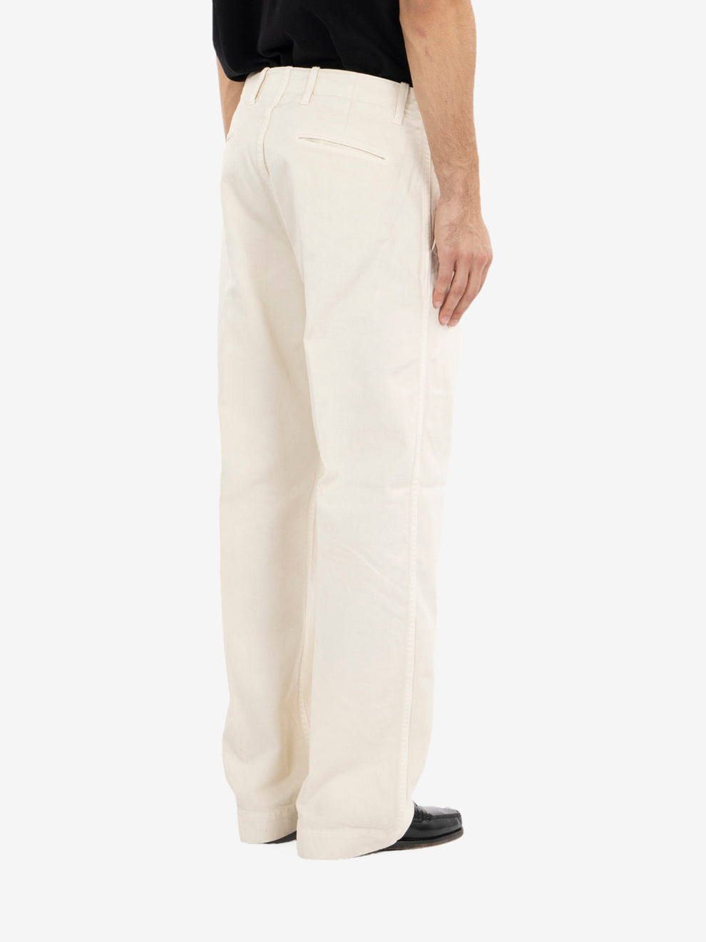 Pantaloni twill Bube off white