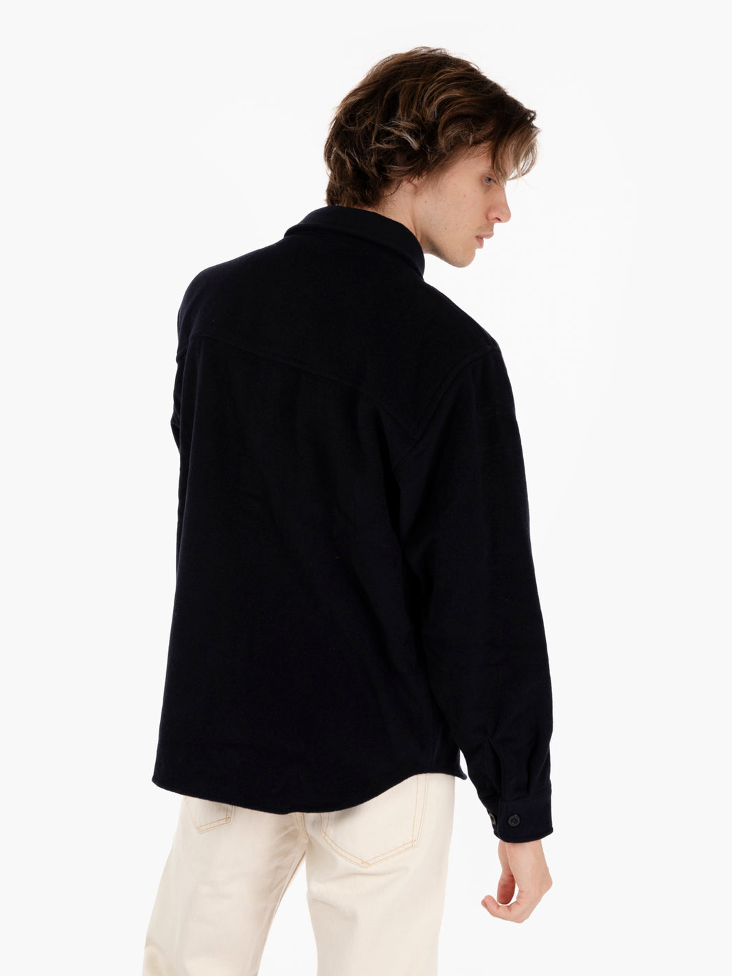 Camicia Jowen overshirt maritime blue