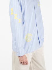 EDWIN - Camicia Sebastian LS blue / white