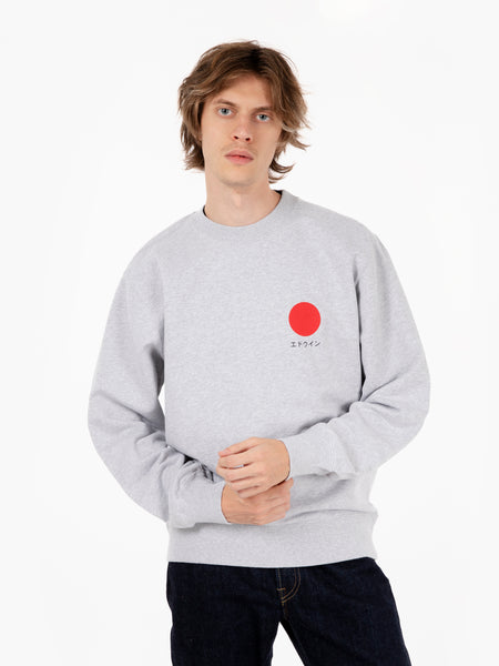 Japanese sun sweat grey marl