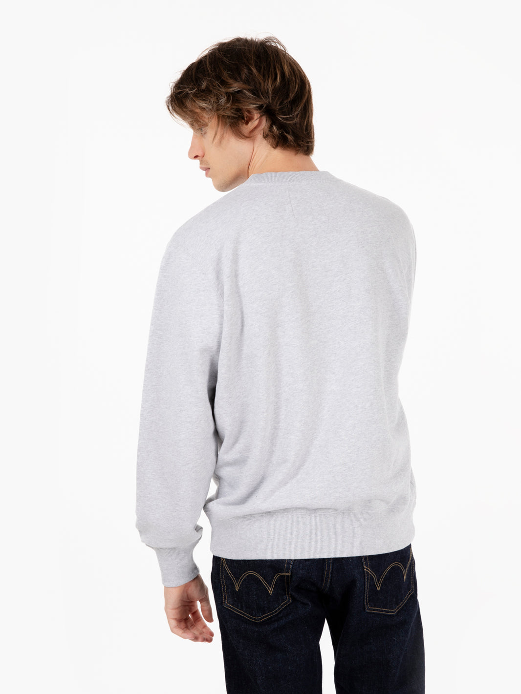 Japanese sun sweat grey marl
