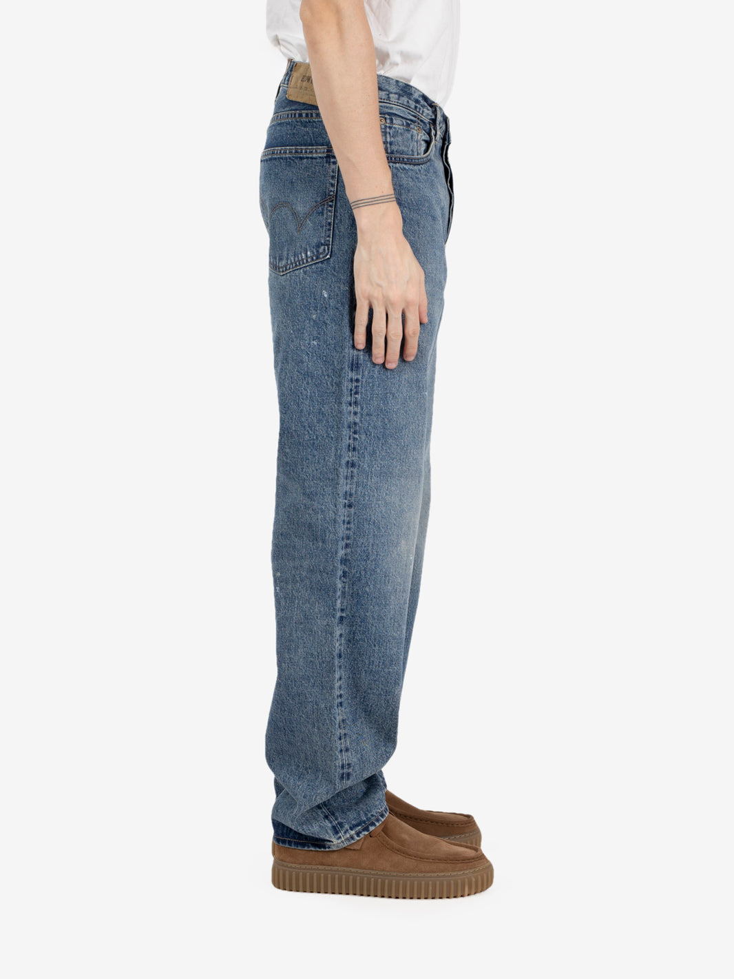 Loose fit Japan blue jeans - mid used