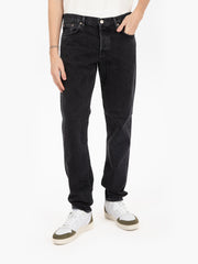 EDWIN - Jeans regular tapered black - dark used