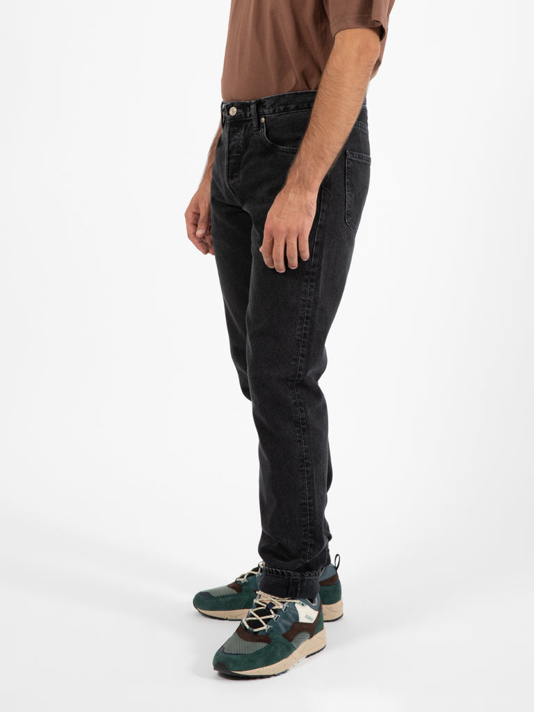 EDWIN - Jeans regular tapered black - dark used