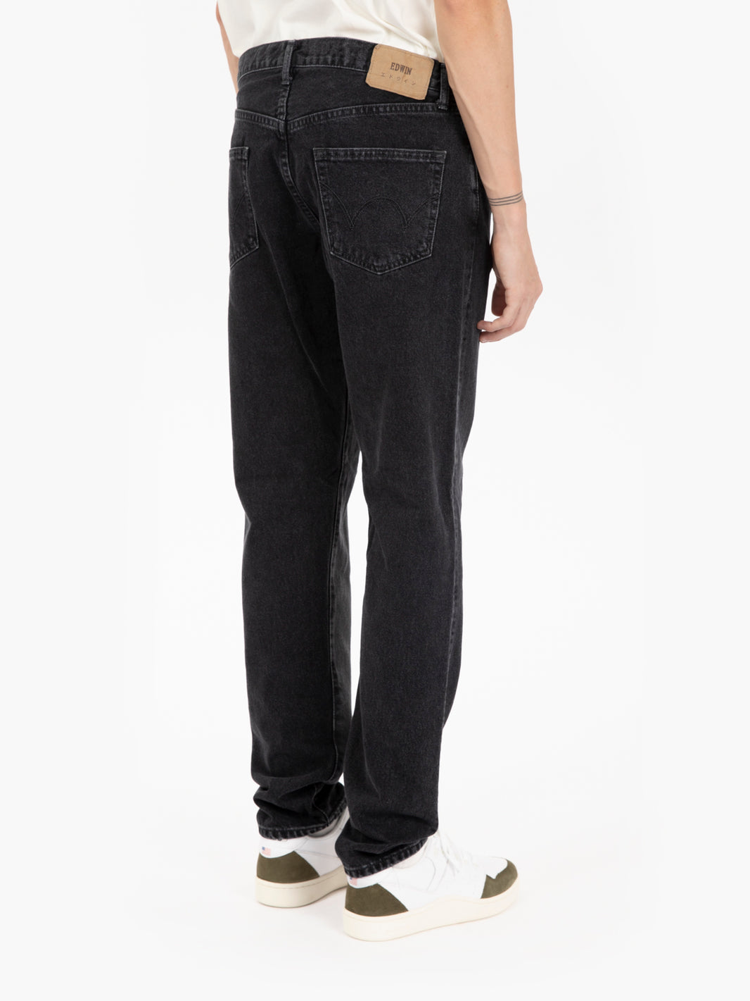 Jeans regular tapered black - dark used