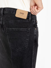 EDWIN - Jeans regular tapered black - dark used