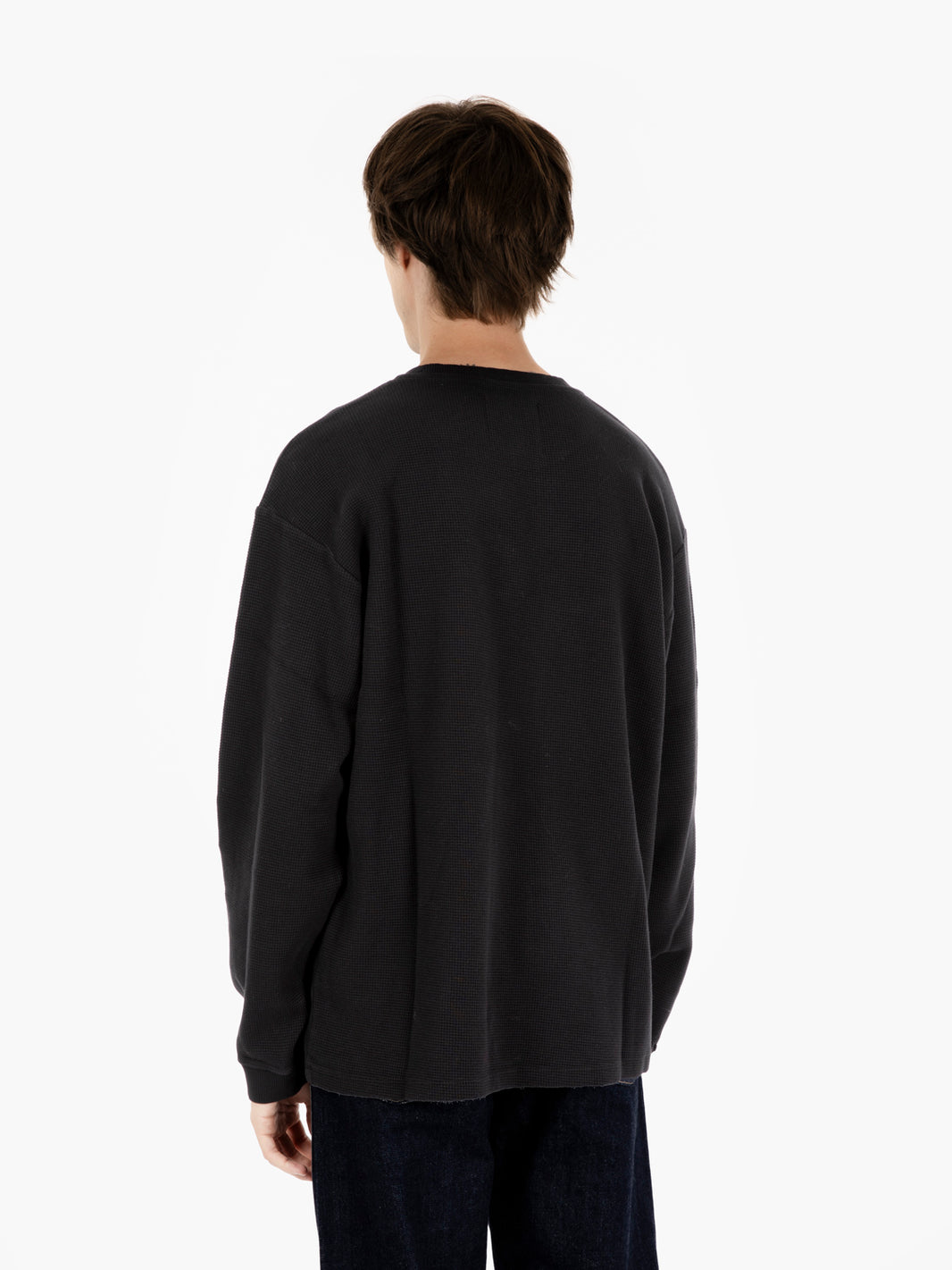 L/S Waffle dizzy black