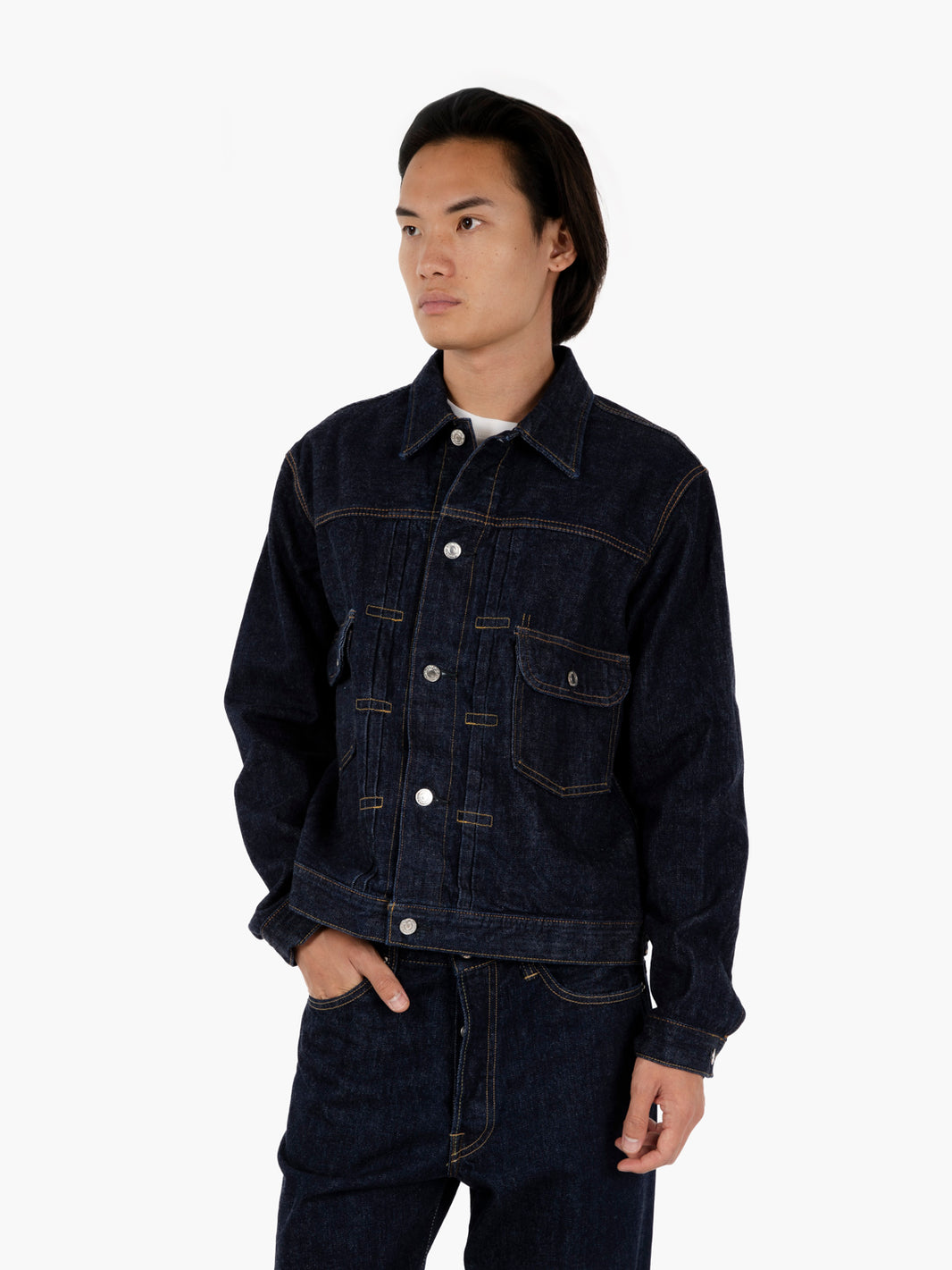 Leisure denim jacket japan blue