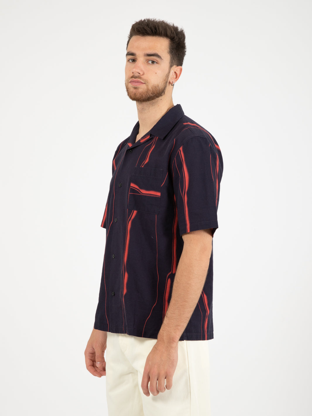 Mercury stripes shirt maritime blue