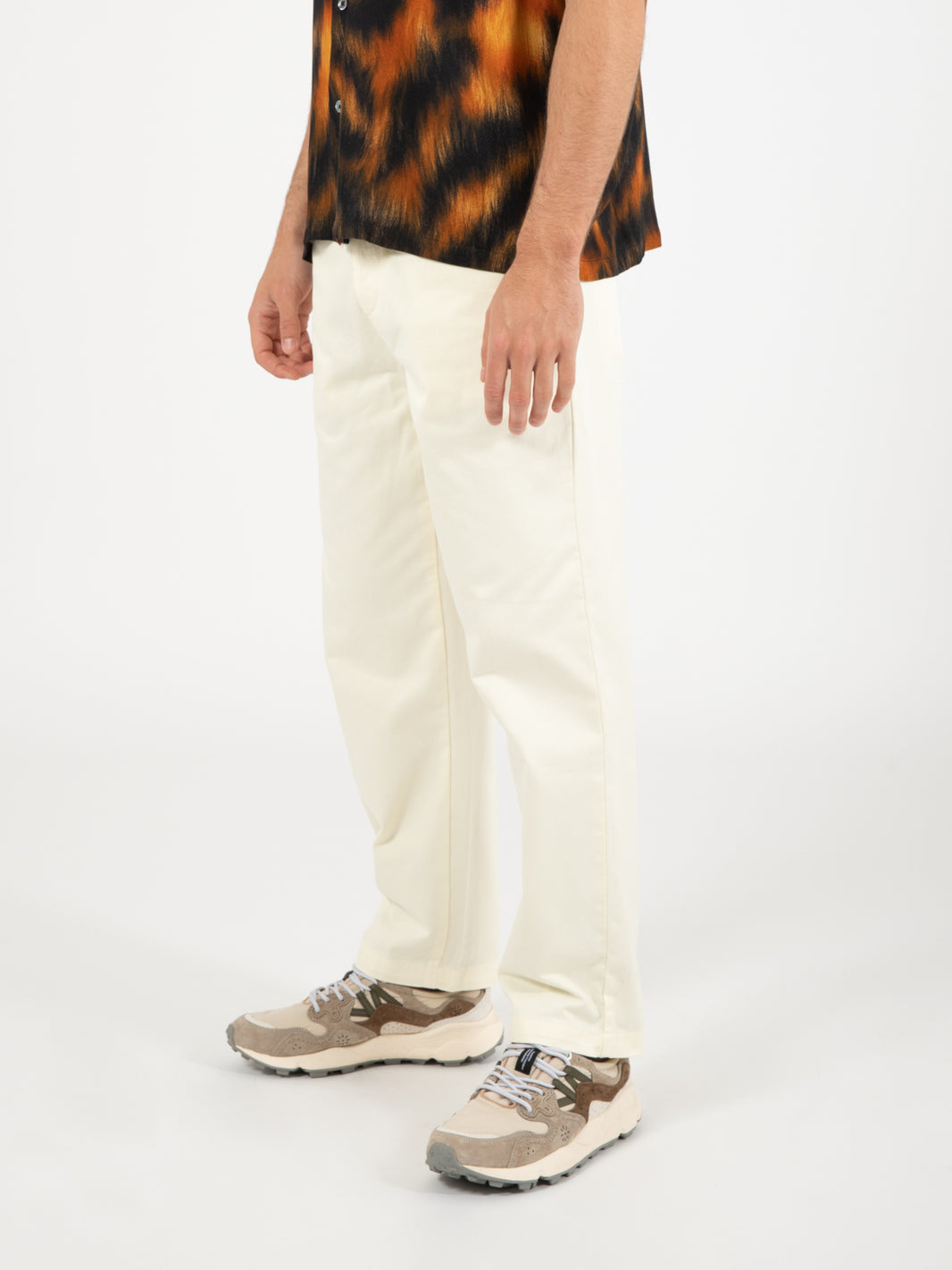Pantaloni Jaga loose whisper white