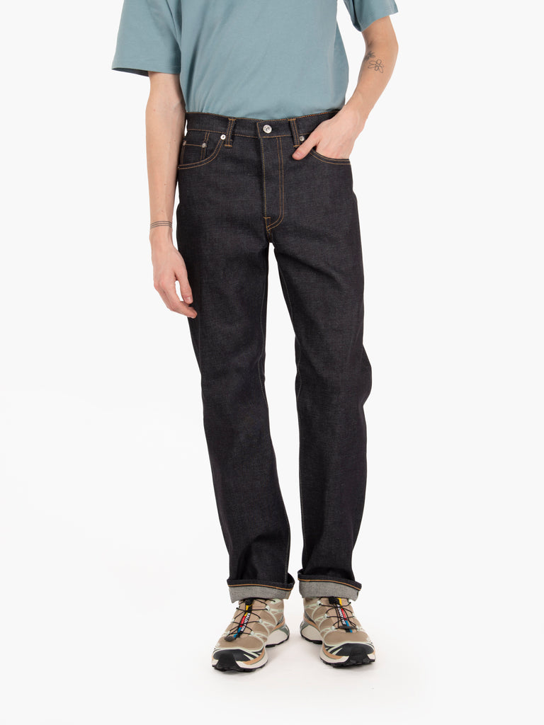 EDWIN - Regular straight Japan unwashed blue