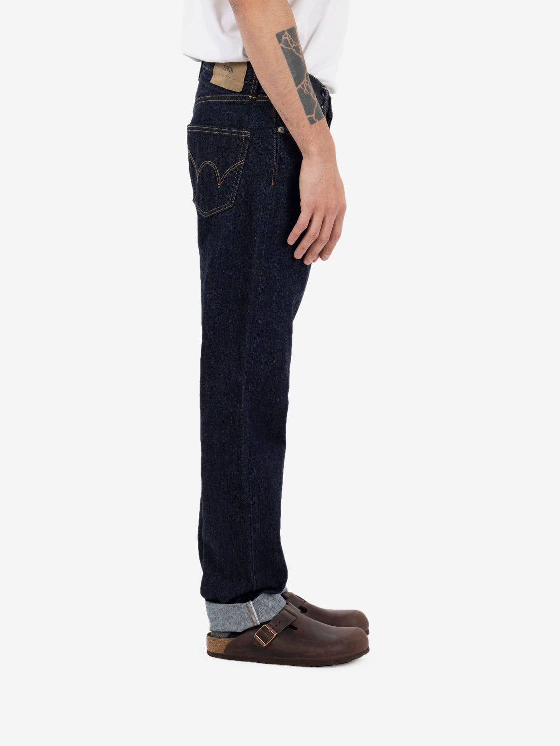 Regular tapered Japan rinsed blue