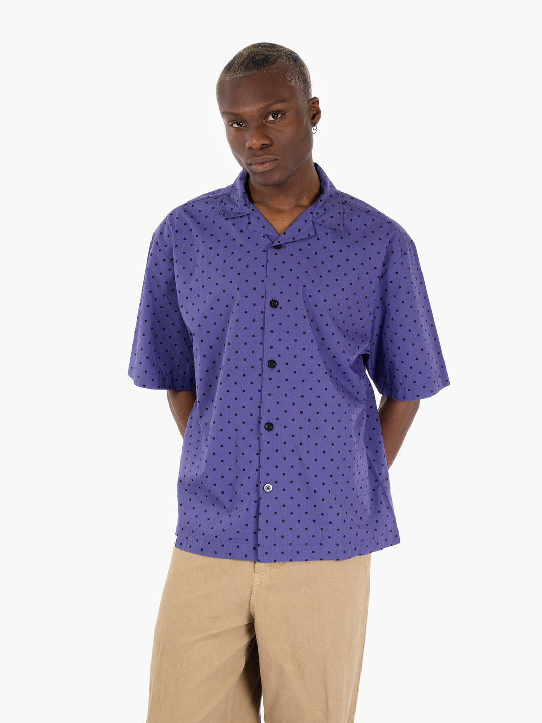 Saga shirt ss skipper blue