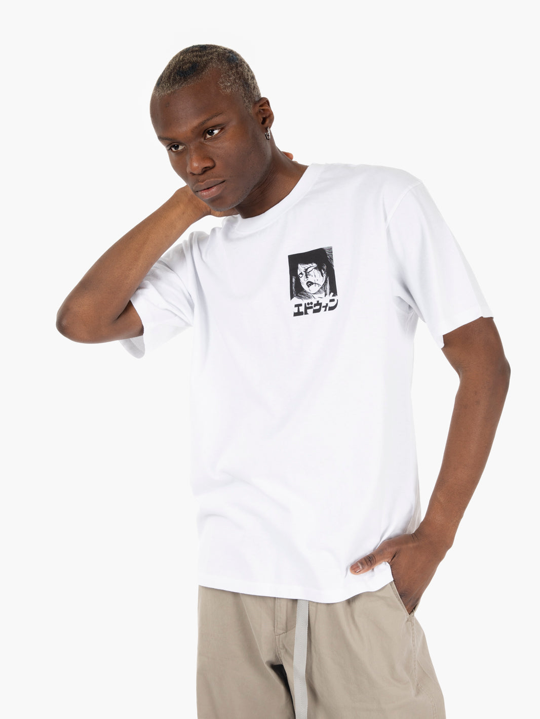 T-shirt Kouichi Matsuda white / multicolor