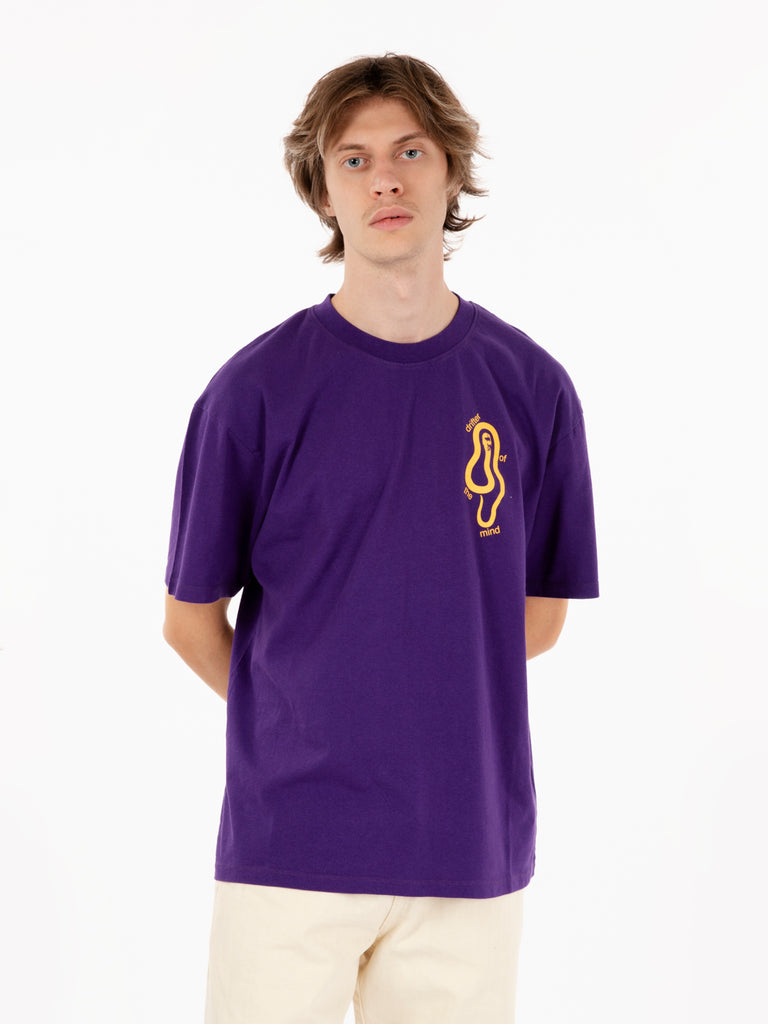 EDWIN - T-shirt mind drifter parachute purple