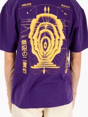 EDWIN - T-shirt mind drifter parachute purple