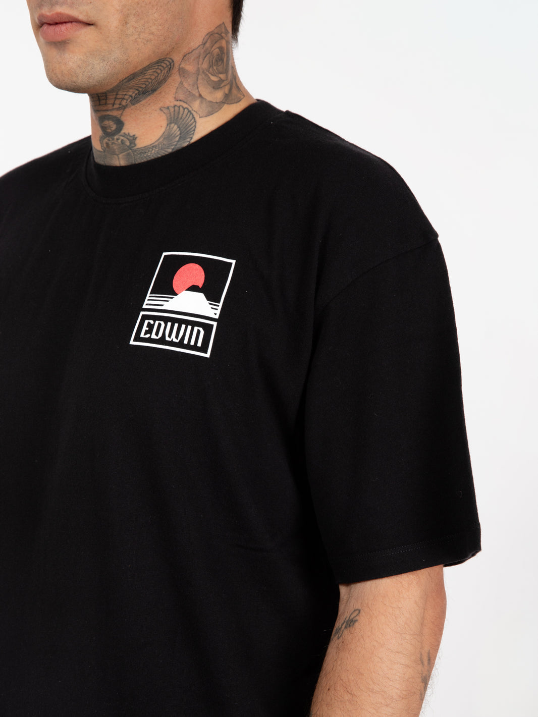 T-shirt Sunset on Mt Fuji ts black