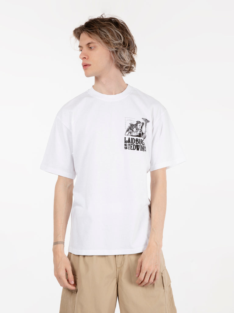 EDWIN - T-shirt Ysuke Isao white