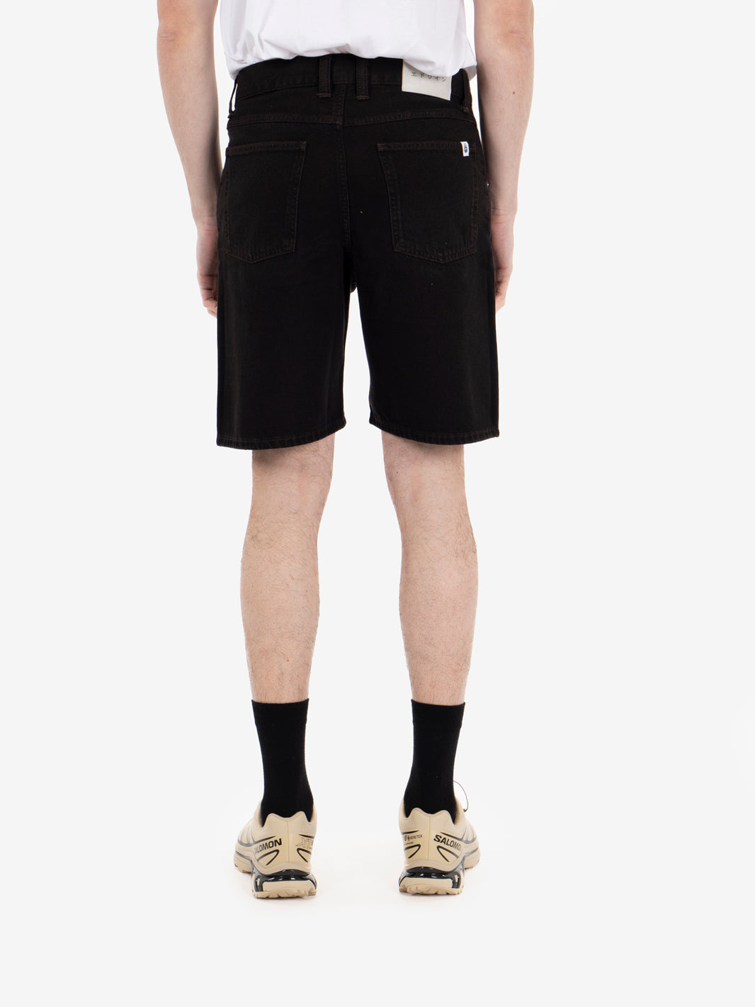 Tyrell short black coffee bean overdyed