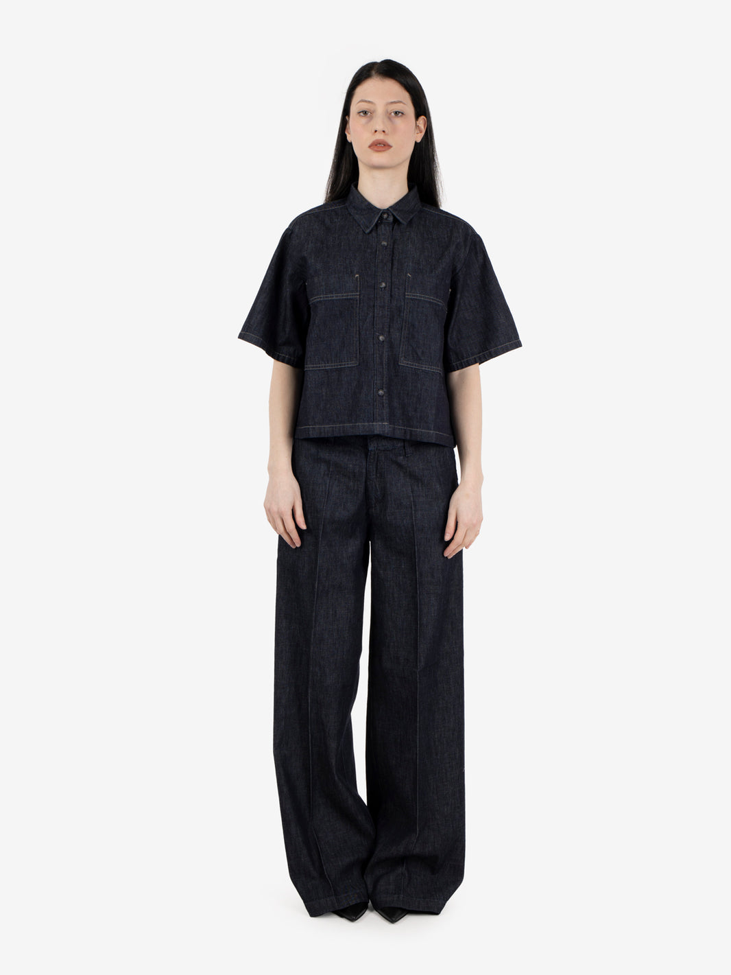 W' Harper pant rinsed blue