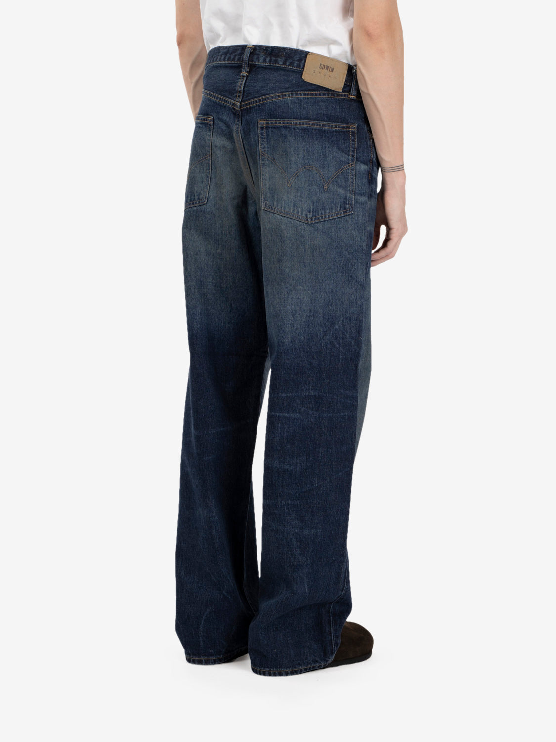 Wide pant Japan blu dark used